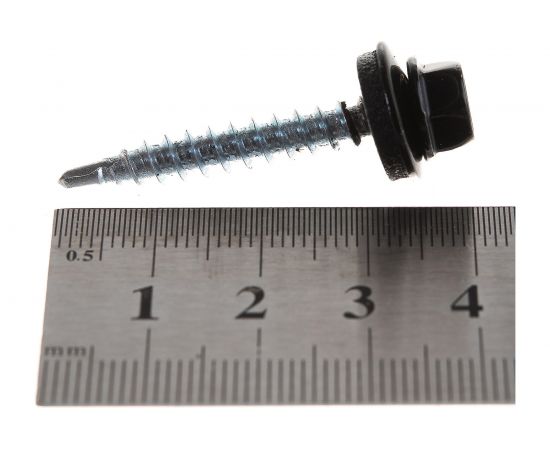 Кровельный саморез Daxmer 4,8х35 RAL 9005 3947 – изображение 3