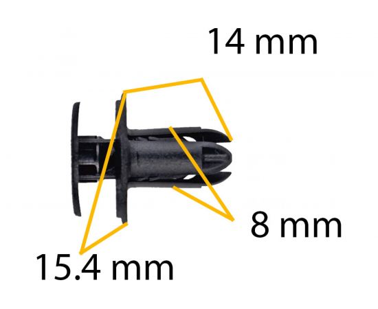 Автокрепеж для Hyundai Kia 10 шт 865952T500 КрепАвто 1720 – изображение 3