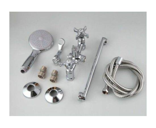 Смеситель для ванны и умывальника FRAP F2124 1/2 керамическая кран-букса, картриджный переключатель 512773 – изображение 3