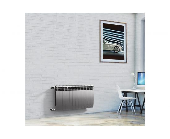 Радиатор Royal Thermo BILINER 500/Silver Satin - 12 секц. – изображение 3