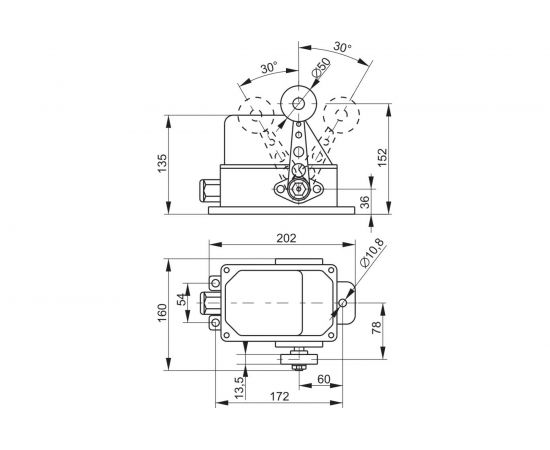 Концевой выключатель IEK КУ-701 У1, рычаг с роликом, 10А, IP44, 2 эл. цепи KV-1-701-1 – изображение 3