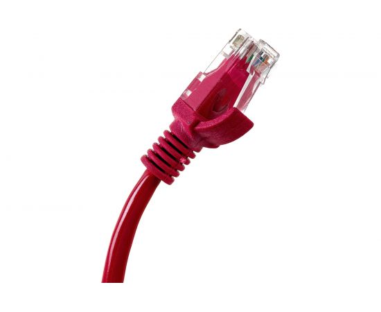 Патч-корд ExeGate UTP-RJ45-RJ45-5e-5M-RD, UTP, cat.5e, 5м, красный 282034 – изображение 4