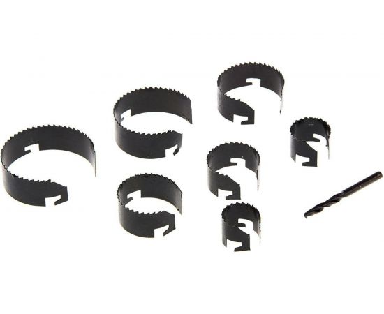 Набор пил кольцевых (7 шт; высота 25 мм; 26, 32, 38, 45, 50, 56, 63 мм) TUNDRA 1300838 – изображение 4