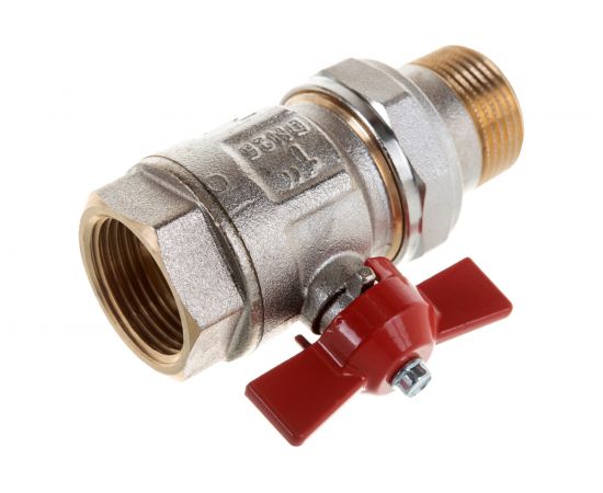 Шаровой кран ITAP IDEAL с накидной гайкой, полнопроходной, бабочка, 1 098 – изображение 4