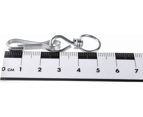 Карабин с вертлюгом Партнер тип А, 30 мм, оцинкованный, 2 шт 827246 – изображение 4