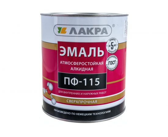 Эмаль Лакра ПФ-115 темно-зеленая, 2.8 кг 90001804654 – изображение 4