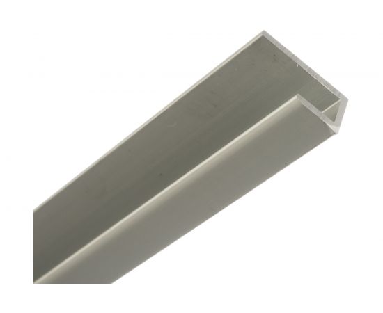 Профиль GAH ALBERTS алюминиевый, окантовочный, серебро 20x9x10х1000мм, 30944 – изображение 4