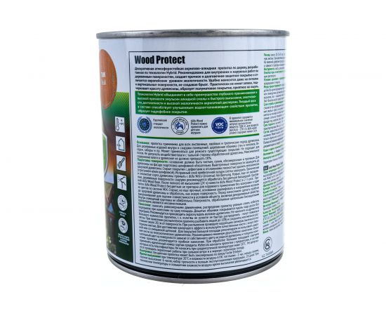 Пропитка для защиты древесины Dufa Wood Protect тик 750 мл МП000015769 – изображение 4