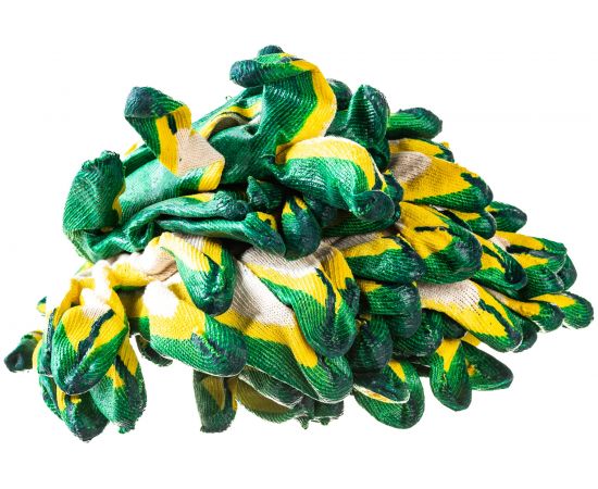 Рабочие перчатки ВОЛГА ПОЛИМЕР, латексный облив, зеленый, 10 пар Т1735 – изображение 7