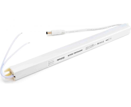 Блок питания Apeyron 24В, 36Вт, IP20, 170-264В, 1,5А, алюминий, суперслим, серебро / 03-97 