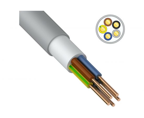 Кабель NUM-J ККЗ 5x1,5 кв.мм 100 м ГОСТ 01-8712 