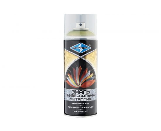 Универсальная эмаль SKYRON металлик лимонно-желтая SR-19240 