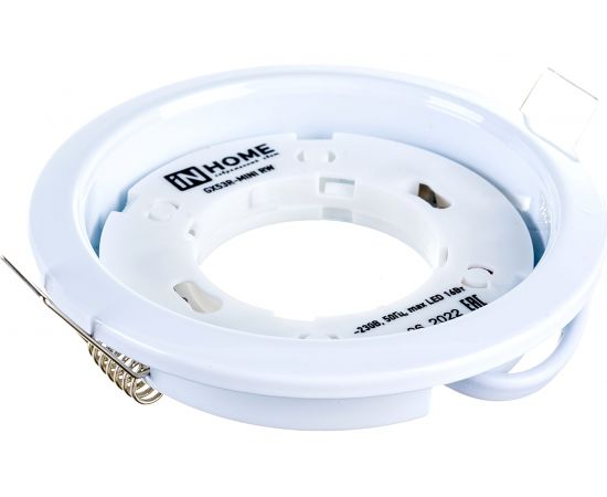Встраиваемый ультратонкий светильник IN HOME GX53R-RW-mini под лампу GX53 230В белый 4690612008431 