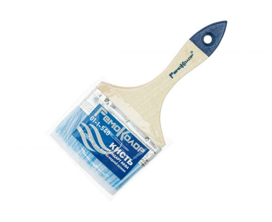 Плоская кисть РемоКолор Стандарт Аква , 4 -100мм, 01-1-540 