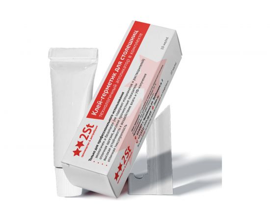 Клей герметик 2STN для монтажа кухонных столешниц 10 мл, кремовый Ral 9001 299001 