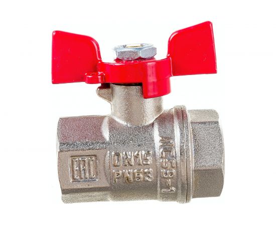 Шаровой кран VALFEX PREMIUM для воды, 1/2"" ВР/ВР, бабочка VF.217.NB1.012.PREMIUM 