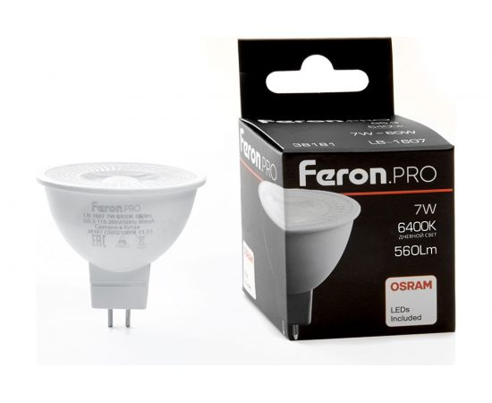 Светодиодная лампа FERON PRO LB-1607 G5.3 7W 6400K 38181 