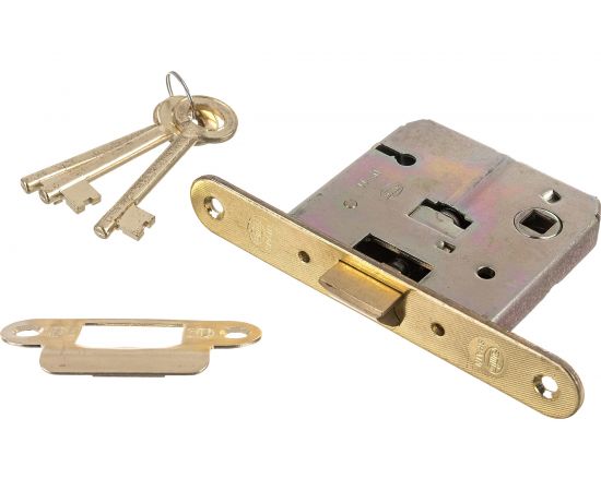 Замок-защелка с ключом Amig покр.латунь 6213 