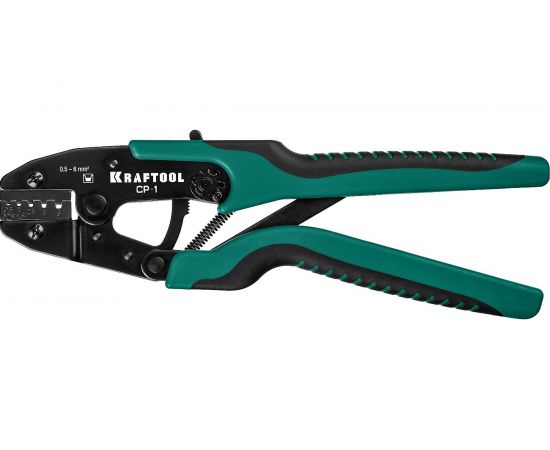 Пресс-клещи KRAFTOOL CP-1 для втулочных наконечников, 0.5 - 6 мм2, 45461-1 