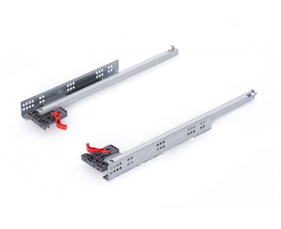 Направляющая частичного выдвижения с доводчиком SAMET SMART SLIDE, Lock-Fix 450 мм СТ-00001274 