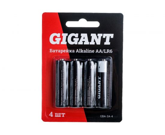 Батарейка Gigant Alkaline АА/LR6 блистер 4 шт. GBA-2A-4 