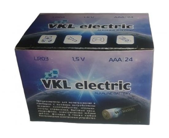 Батарейка VKL electric LR 03 / ААА Alkaline BOXх24 1,5В 1194413 
