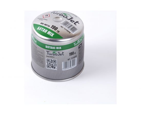 Прокалываемый баллон со смесью газа Turbojet Бутан TJ190PB 