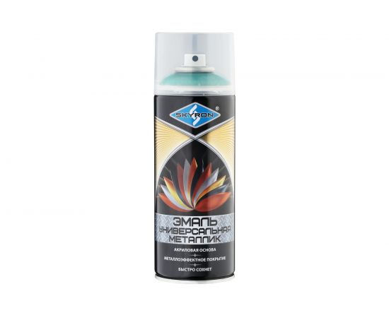 Универсальная эмаль SKYRON металлик зеленая SR-19180 