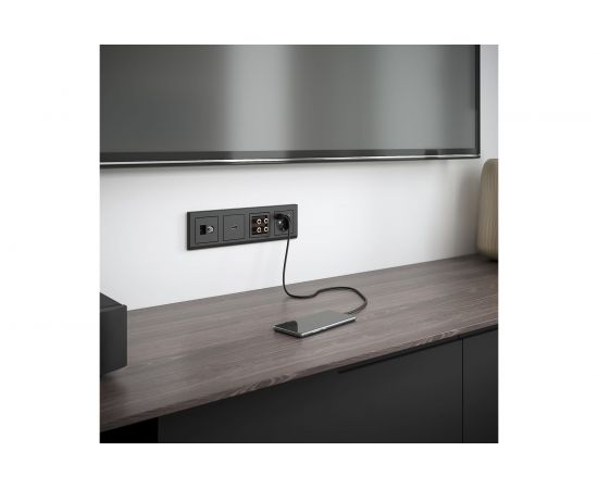 Рамка на 4 поста WERKEL W0041808 Stark черный a050913 – изображение 2