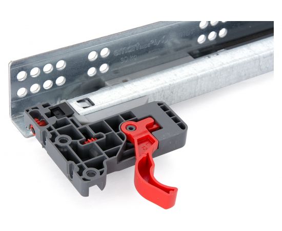 Направляющая частичного выдвижения с доводчиком SAMET SMART SLIDE, Lock-Fix 450 мм СТ-00001274 – изображение 2
