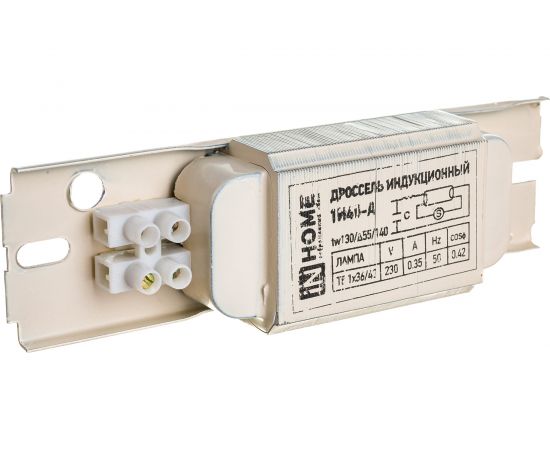 Индукционный люминесцентный дроссель IN HOME 1И40-А алюм1x36Вт Т8/G13 4690612031415 – изображение 2