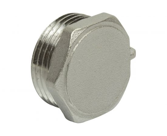 Заглушка VRT 1"", наружная, с контрольным отверстием, никель 1912-000025 503075 – изображение 3