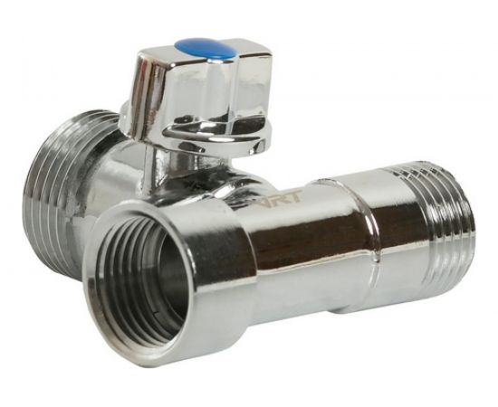 Кран 3-проходной шаровой VRT для стиральной машины 1/2-3/4-1/2 вн/нар/нар 507294 – изображение 3
