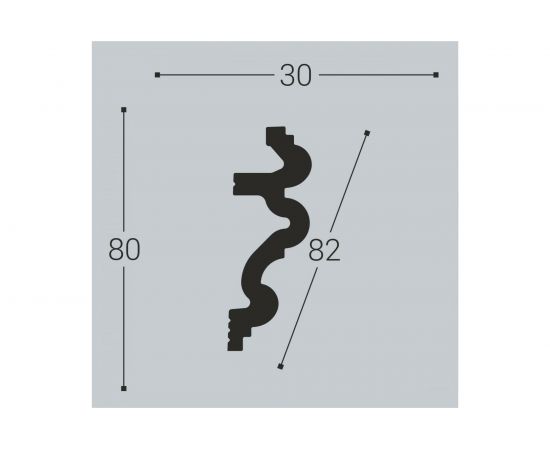 Карниз bello deco XPS К 6 80x30 мм 00-00004638 – изображение 3