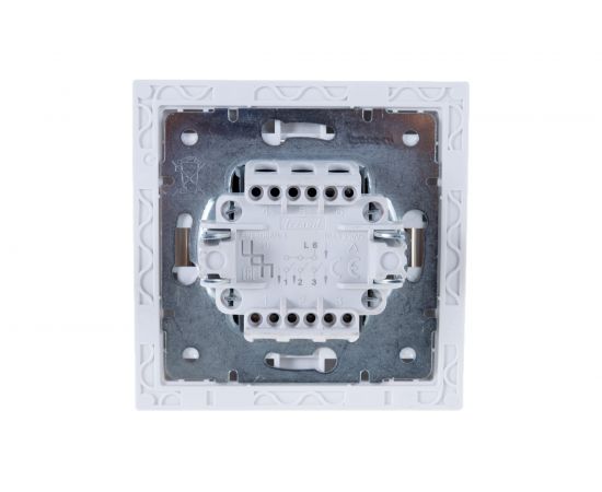 Тройной выключатель LEZARD RAIN белый 703-0202-109 – изображение 3