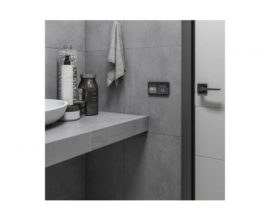 Сенсорный терморегулятор для теплого пола WERKEL Wi-Fi, черный W1151208 a056754 – изображение 3