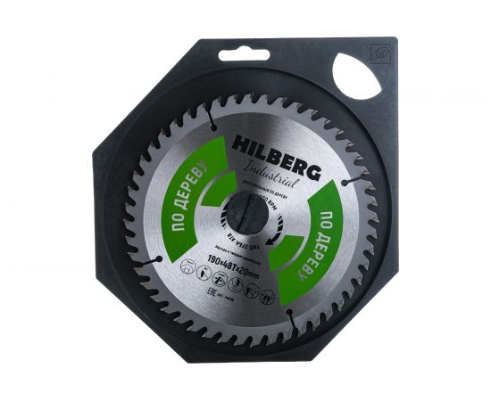 Диск пильный Industrial Дерево (190x20 мм; 48Т) Hilberg HW196 – изображение 3