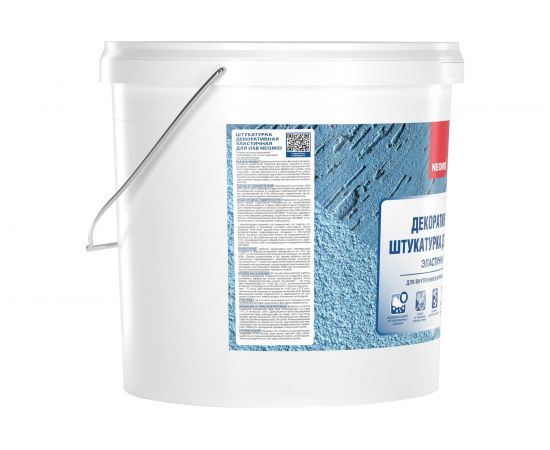 Штукатурка декоративная эластичная для плит OSB ""Короед"" (6 кг; бежевый) Neomid Н-Короед-6/беж – изображение 4