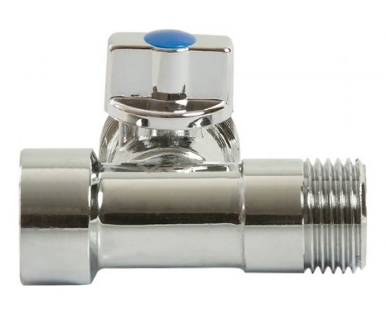 Кран 3-проходной шаровой VRT для стиральной машины 1/2-3/4-1/2 вн/нар/нар 507294 – изображение 4