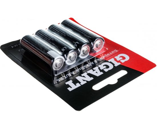 Батарейка Gigant Alkaline АА/LR6 блистер 4 шт. GBA-2A-4 – изображение 4