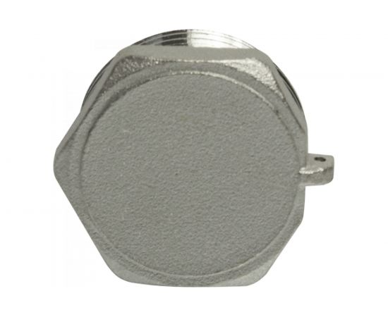 Заглушка VRT 1"", наружная, с контрольным отверстием, никель 1912-000025 503075 – изображение 4