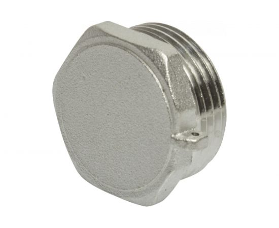 Заглушка VRT 1"", наружная, с контрольным отверстием, никель 1912-000025 503075 – изображение 5