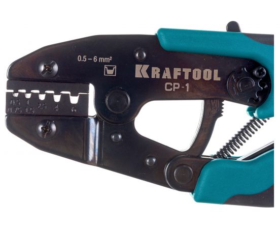 Пресс-клещи KRAFTOOL CP-1 для втулочных наконечников, 0.5 - 6 мм2, 45461-1 – изображение 8