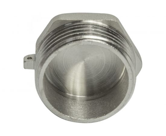 Заглушка VRT 1"", наружная, с контрольным отверстием, никель 1912-000025 503075 – изображение 8