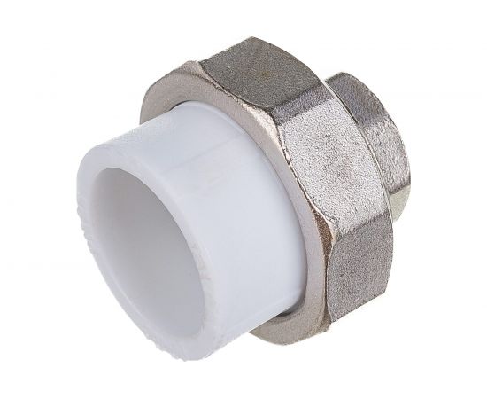 Комбинированная муфта VALFEX PP-R белая, разъем 32х3/4 дюйма ВР 10155220 127-0214 