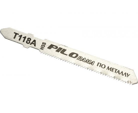 Пилки (2 шт; HSS; 21 TPI; 75x50 мм; h=1.5-3 мм) для лобзика T118A Pilorama 541181 