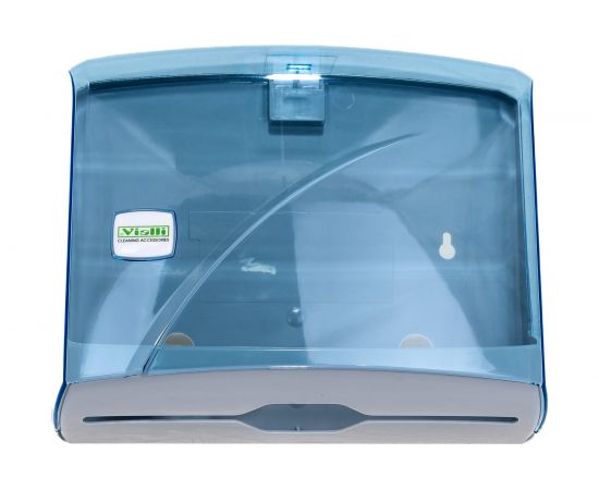 Диспенсер для листовых полотенец VIALLI K1T Z сложение, 200 листов, прозрачный 12328 