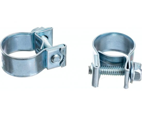 Металлические хомуты СИБРТЕХ , MINI 12-14мм, ширина 9мм, винтовой, W1, 2шт 47504 
