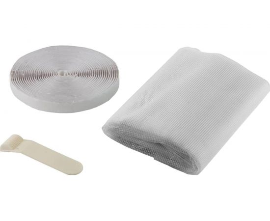 Противомоскитная сетка для окна Stayer Comfort с крепежной лентой белая ПЭТ 12480-11-13 