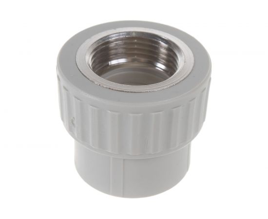 Муфта комбинированная с внутренней резьбой VALFEX PP-R серая, 32 мм х1 10129032Г 127-0358 